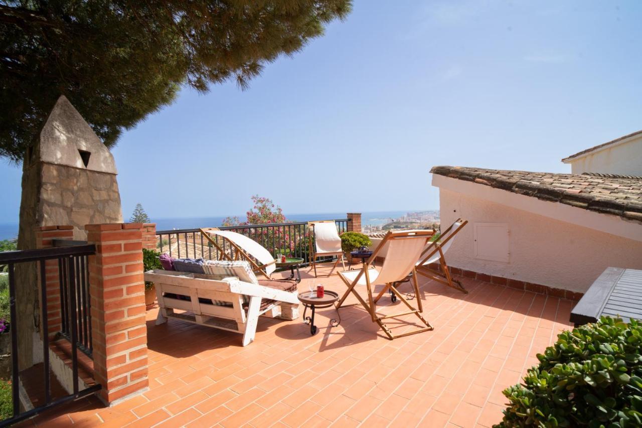 Casa Ancladero Big Rooftop Terrace, 2 Bedroom Guesthouse W Garden And View Fuengirola Kültér fotó